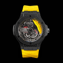 將圖片載入圖庫檢視器 VIXA Men design fashion trend automatic mechanical watch Racing element (Carbon fiber)
