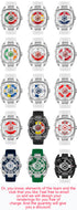 2024 Football Euro watch automatic machinery fashion trend design（Advance sale）