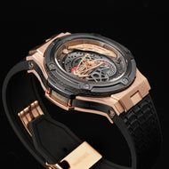 Men design fashion trend automatic mechanical watch Racing element