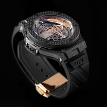 Load image into Gallery viewer, Men design fashion trend automatic mechanical watch Racing element （Carbon fiber）
