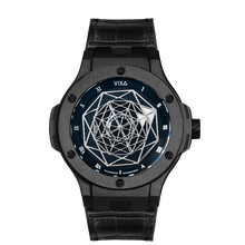將圖片載入圖庫檢視器 VIXA Men design fashion trend automatic mechanical watch Da Vinci III black
