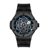 Men design fashion trend automatic mechanical watch Da Vinci III black